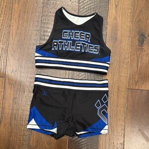 Cheer Athletics Kids Matching Set - Black and Blue